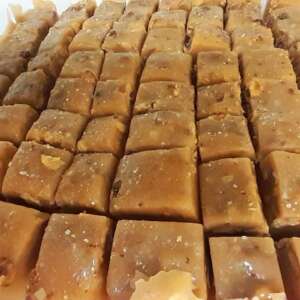 Sea Salted Soft Caramels with walnuts